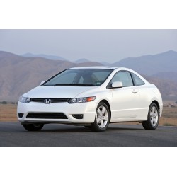 2006 HONDA CIVIC COUPE WHITE